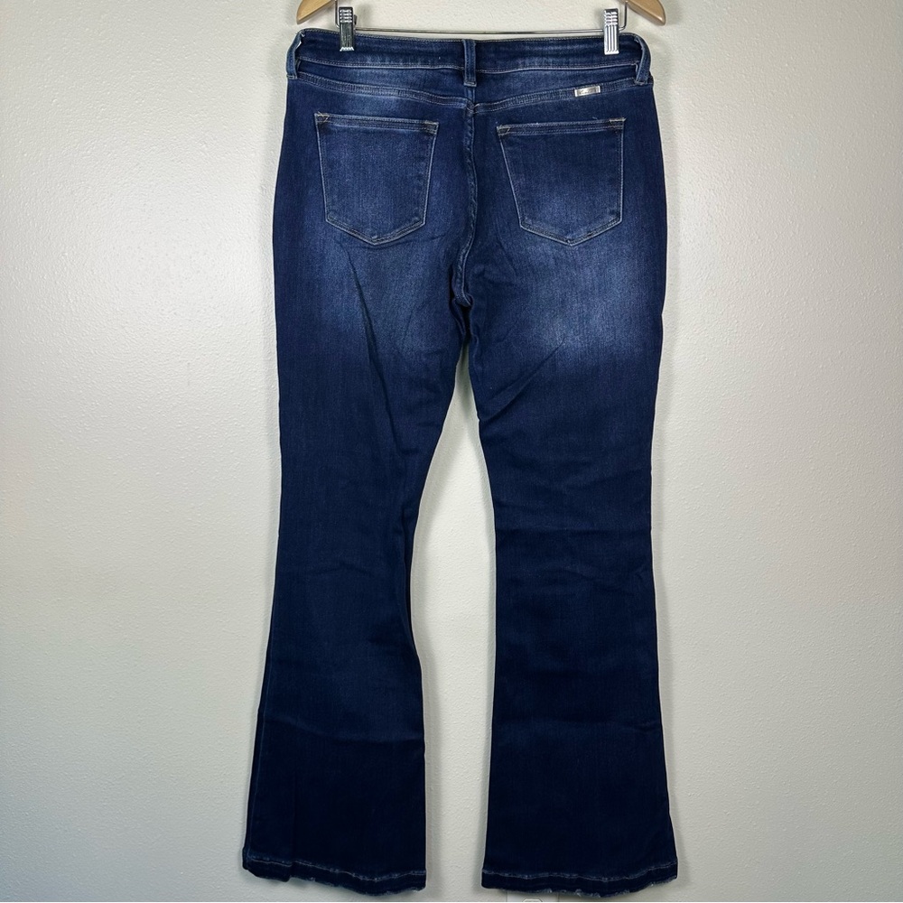 KANCAN Jaden Mid Rise Flare Women's 30 Distressed Stretch Denim Jeans - Picture 7 of 9